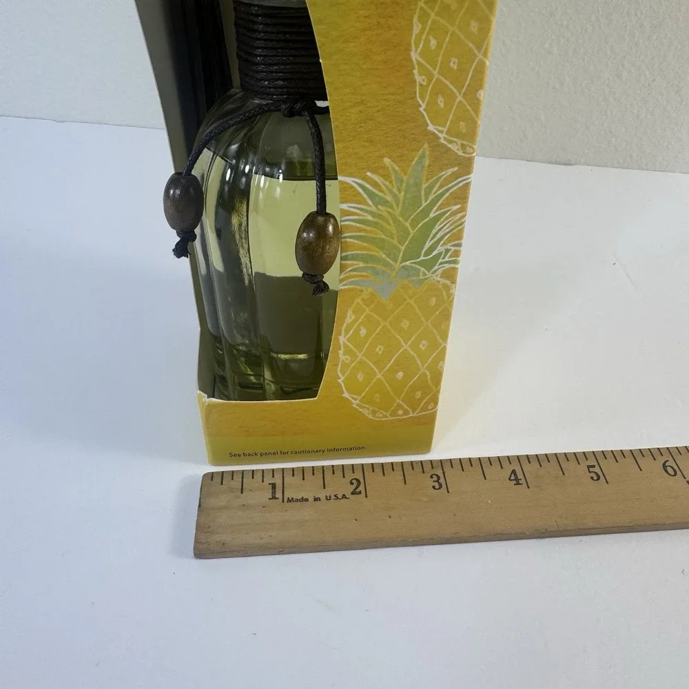 Pier 1 One Imports ~ PINEAPPLE BASIL~ Reed Diffuser 10 oz‎ Oil NEW DISCONTINUED